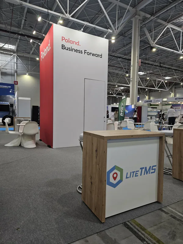 Der LiteTMS-Stand auf der TransLogistica Romania 2026 in Bukarest